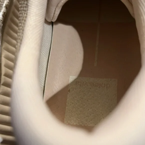 Dolce Vita Gold and White Platform Sneakers NEW Sz 8 - Picture 9 of 10